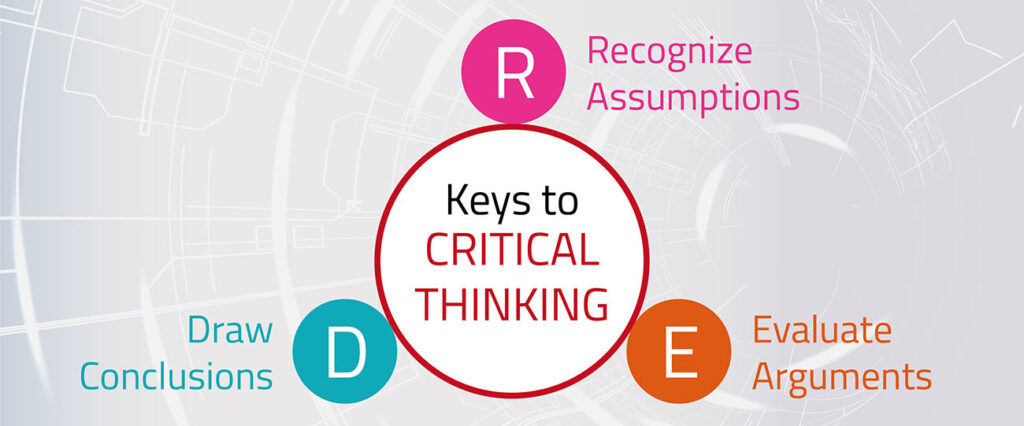 r.e.d model critical thinking