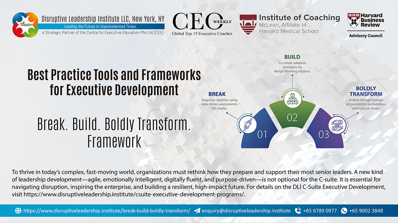 YT-Cover-Break. Build. Boldly Transform. Framework