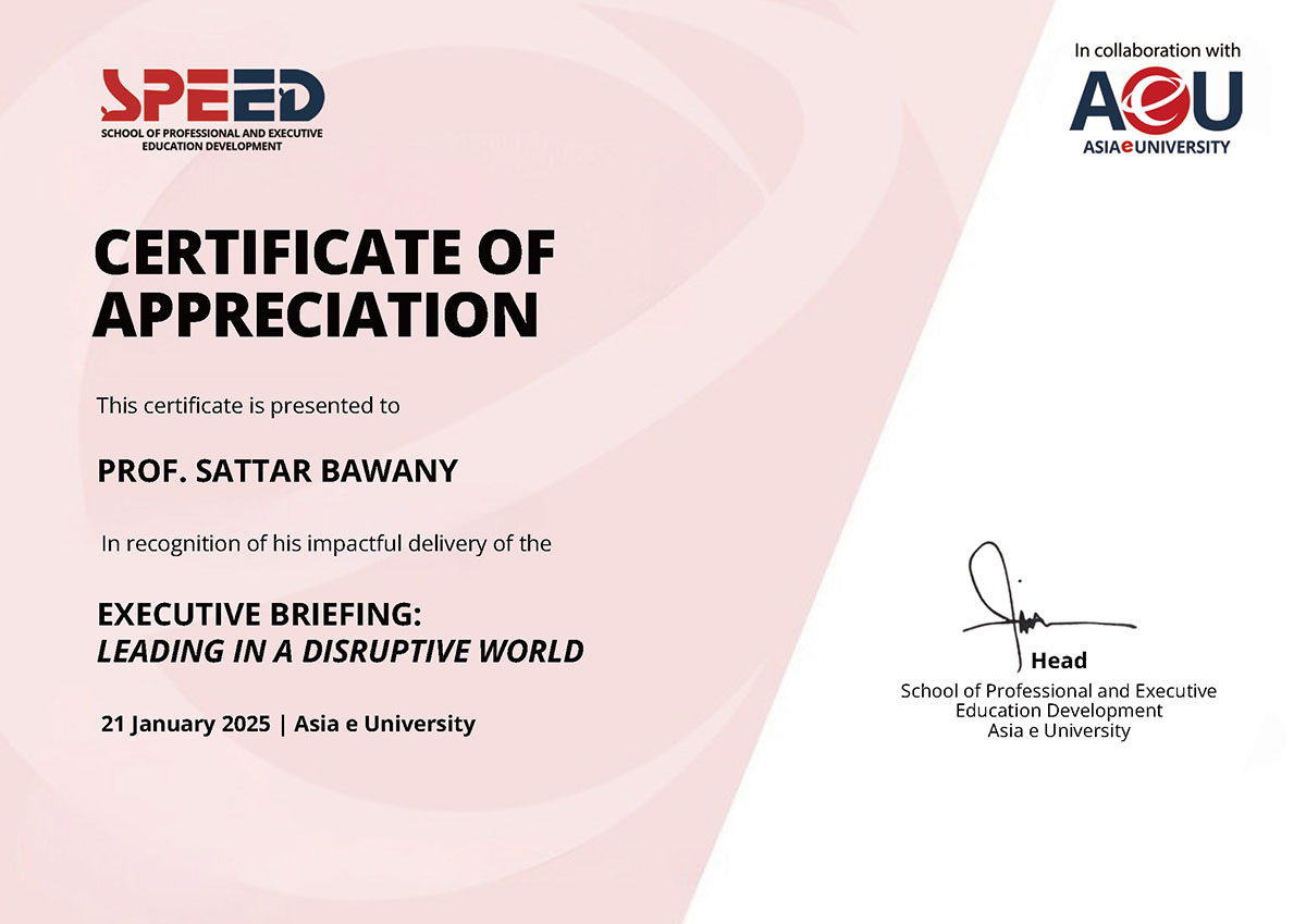 Certificate of Appreciation_DLI_Executive Briefing (21 Jan 2025)
