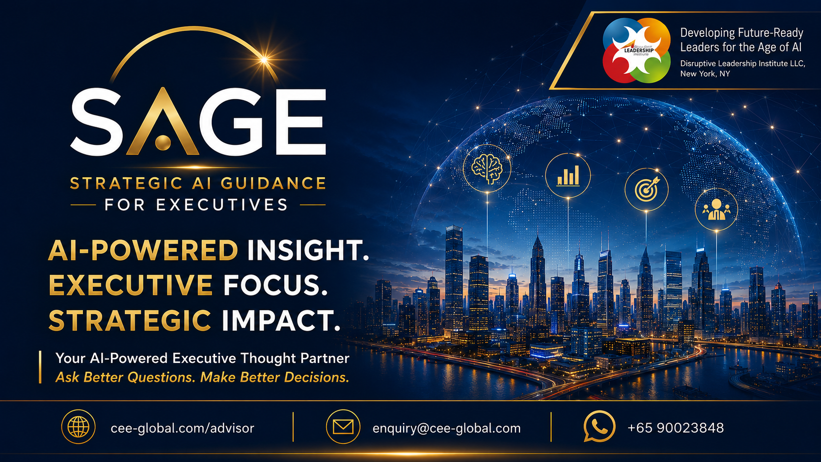 Ask SAGE™ — Your AI-Powered Executive Thought Partner