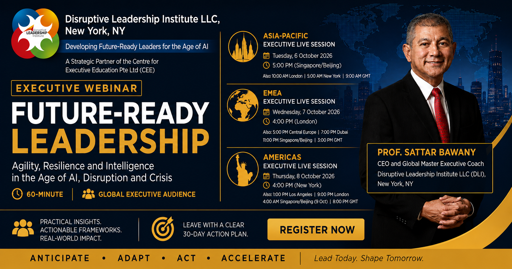 Future-Ready Leadership Global Executive Webinar – 11 November 2026